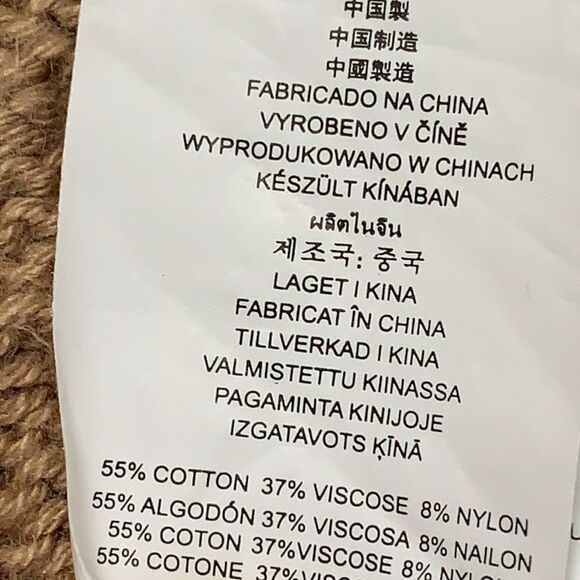 Womens Micheal Michael Kors Cable Knit Drop‎ Shoulder Sweater - Picture 5 of 5